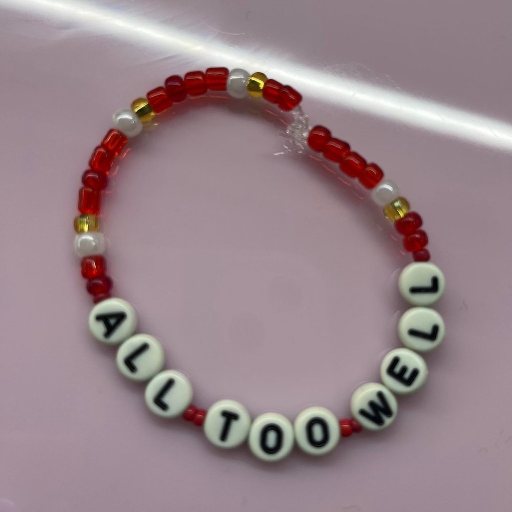 Taylor Swift Eras tour Friendship Bracelet - All too Well